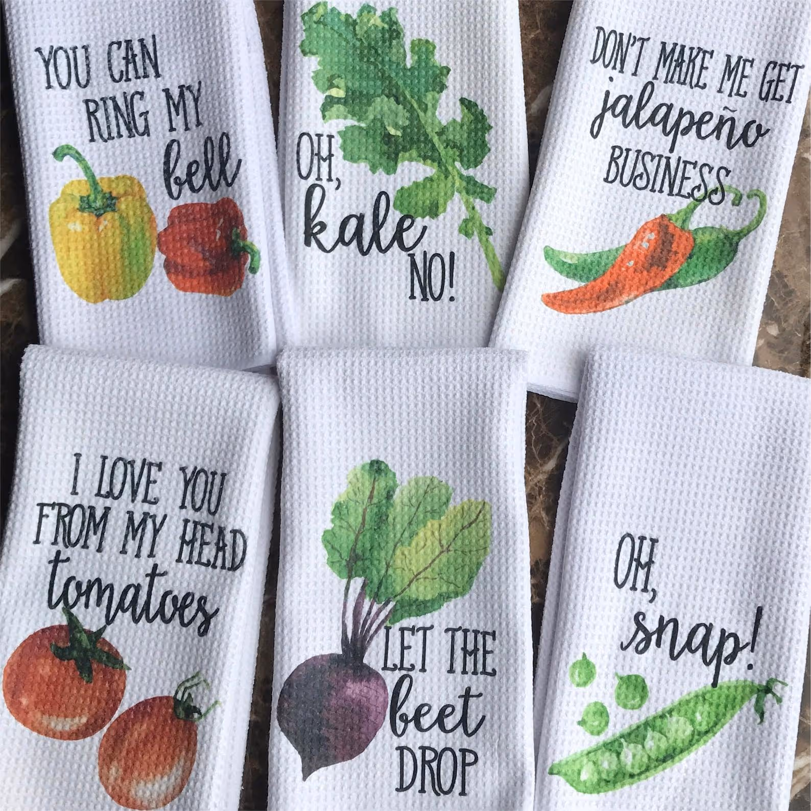 Funny Kitchen Towels Hostess Gift